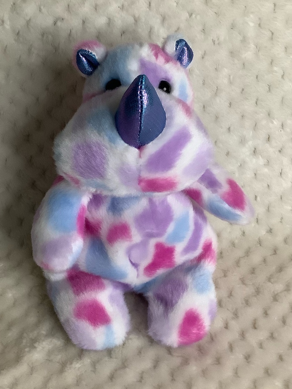 Aurora World Jammies VeryBerry Rhinoceros Stuffed Animal Plush 6in